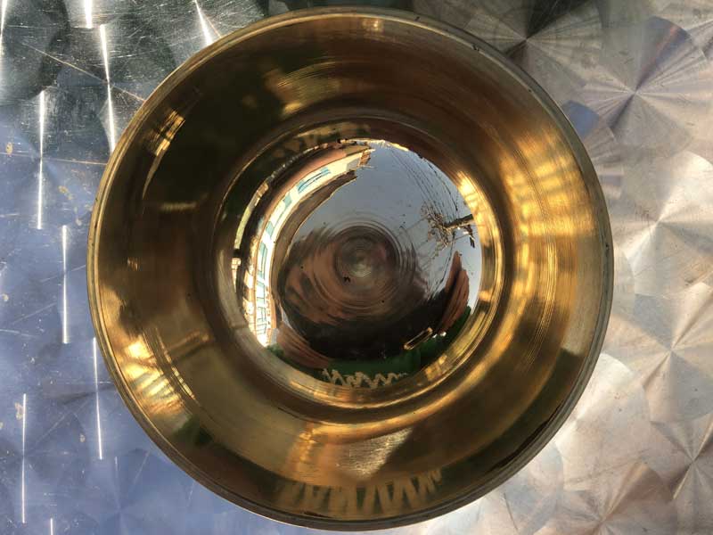 �l�p�[���̃V���v�� �S�[���h�̃V���M���O�{�E�� 13cm�@L�T�C�Y�A�`�x�^���{�E���A�}�C���h�t���l�X