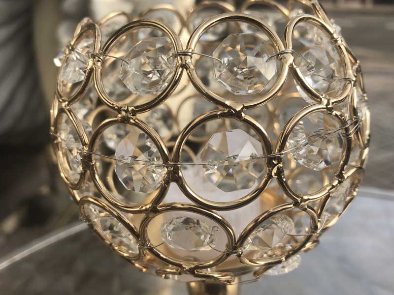 新品 Mosaic Lamp、幻想的なインドの吊り下げ式 モザイクランプ 直径12cm