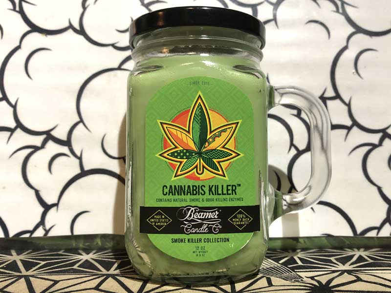 Made in USA �r�[�}�[ �J���i�r�X�L���[ ���L�L�����h�� Beamer 4oz Mini Cannabis Killer Scented Candle