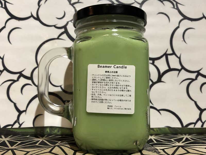 Made in USA �r�[�}�[ �J���i�r�X�L���[ ���L�L�����h�� Beamer 4oz Mini Cannabis Killer Scented Candle