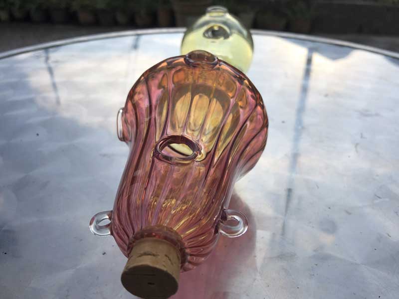 Send Up Art Glass Incense Burner/Lay &a�@Hang/Mushroom�A���̂��^ ���u���� &�@�݂莮�̂�������
