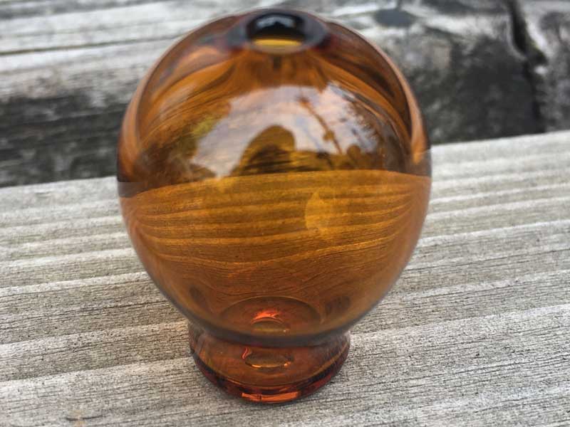 新品 Send Up Art Glass Incense Holder、Case/センドアップアートガラス製のお香ホルダー、ケース