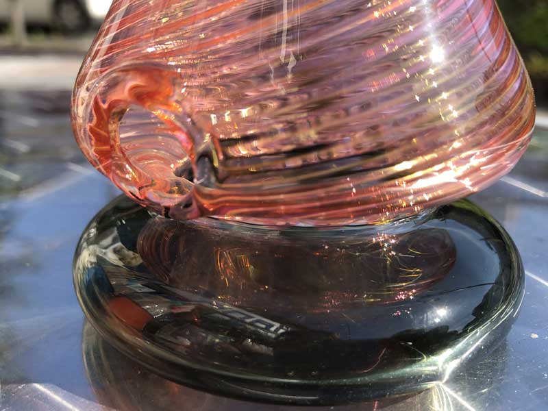 新品 Send Up Art Glass Incense Burner/Stand Dummy アートガラスのお香立て スタンドタイプ