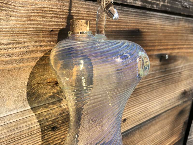 �V�i Send Up Art Glass Incense Burner/Stand & Hang �A�[�g�K���X�̂������� �X�^���h&�݂莮