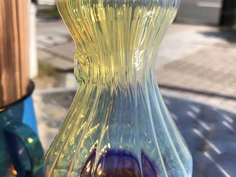 �V�i Send Up Art Glass Incense Burner/Doll Tricolor Stand �A�[�g�K���X�̂������� �X�^���h�^�C�v