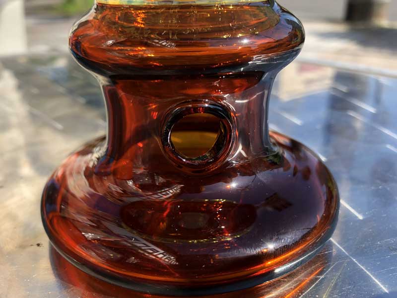�V�i Send Up Art Glass Incense Burner/Doll Tricolor Stand �A�[�g�K���X�̂������� �X�^���h�^�C�v