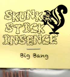 AJ̃A}̂@Skunk Stick Incense XJNXeBbNECZX Big Bang-rbOo 