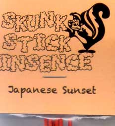 AJ̃A}̂@Skunk Stick Incense XJNXeBbNECZX Japanese Sunset-Wpj[YTZbg