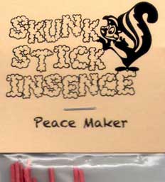 AJ̃A}̂@Skunk Stick Incense XJNXeBbNECZX Peace Maker-s[X[J[