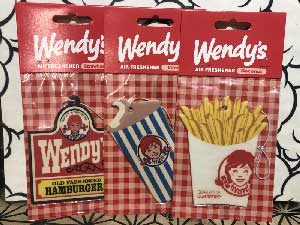 US AIR FRESHENER/Wendy's /�E�F���f�B�[�Y�̃G�A�t���b�V���i�[�o�j���A�R�R�i�b�c�A�������̍���A