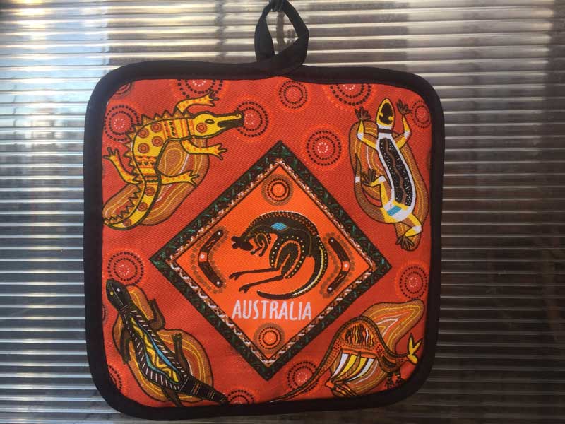 新品 AUSTRALIA オーストラリアの鍋掴み、鍋敷き、ポットホルダー