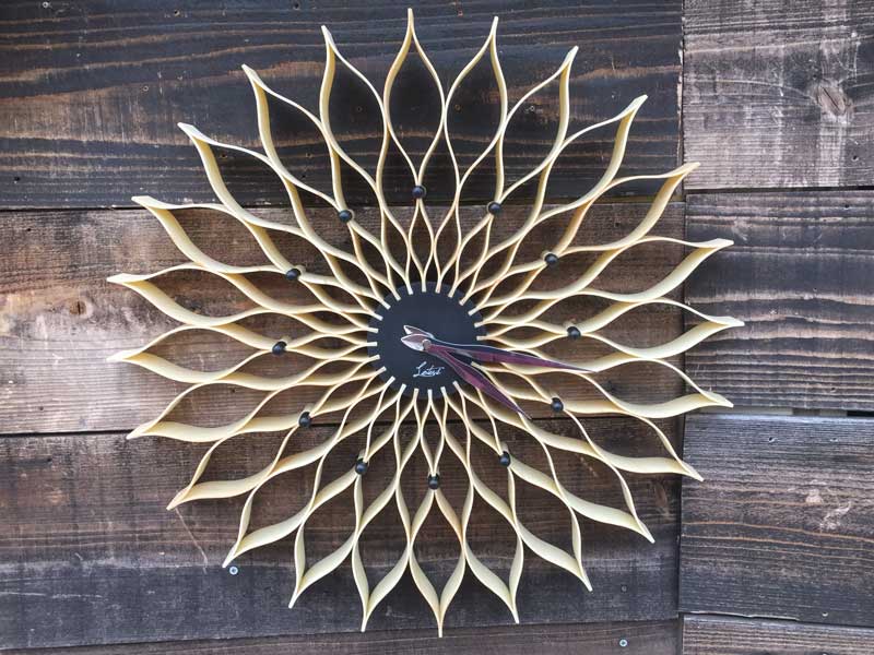 新品 Interform Leffard Clock インターフォルム ルファール ダリアの花の様な壁掛け時計