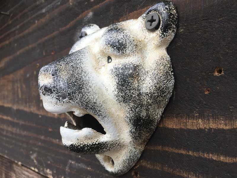 �V�i Dulton Iron Bear Bottle Opener �_���g�� �A�C�A�������̌F�̕Ǌ|�����𔲂�