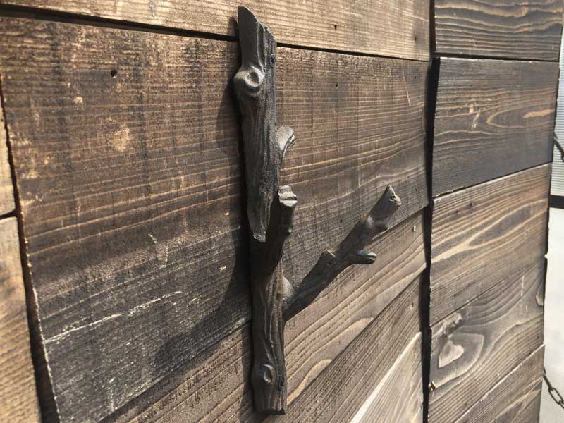 新品 DULTON 2 Branch Hook L ダルトン アイアン鋳物の木の枝モチーフのフック、ウォールデコ