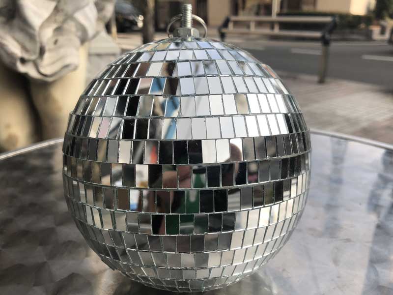 Mirror Ball ミラーボール 150mm お家でパーティーセッティングを楽しみたい方に