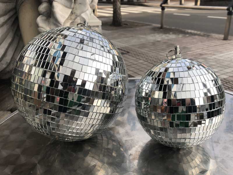 Mirror Ball ミラーボール 200mm お家でパーティーセッティングを楽しみたい方に