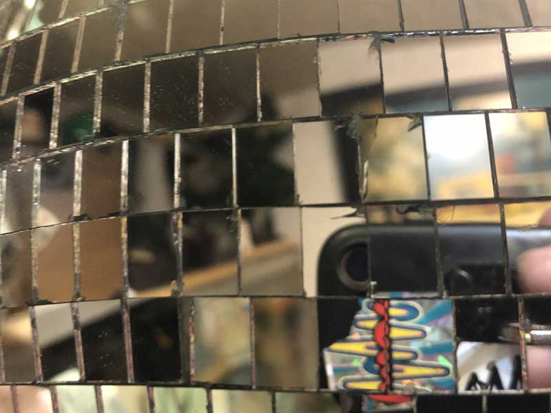 Mirror Ball ミラーボール 300mm お家でパーティーセッティングを楽しみたい方に