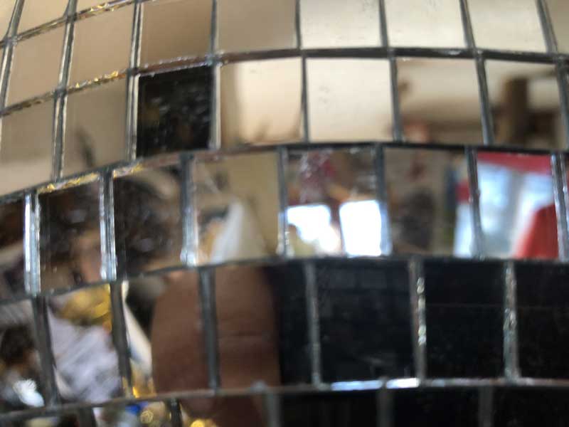 Mirror Ball ミラーボール 250mm お家でパーティーセッティングを楽しみたい方に