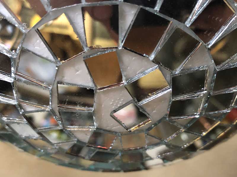 Mirror Ball ミラーボール 250mm お家でパーティーセッティングを楽しみたい方に