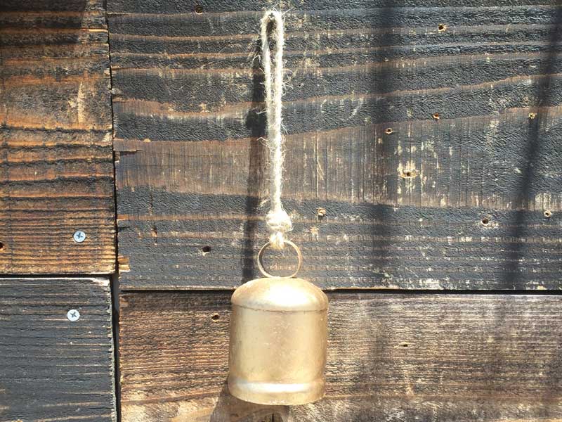 新品 Posh Living Iron Cow Bell ポッシュリビング アイアン製のカウベル