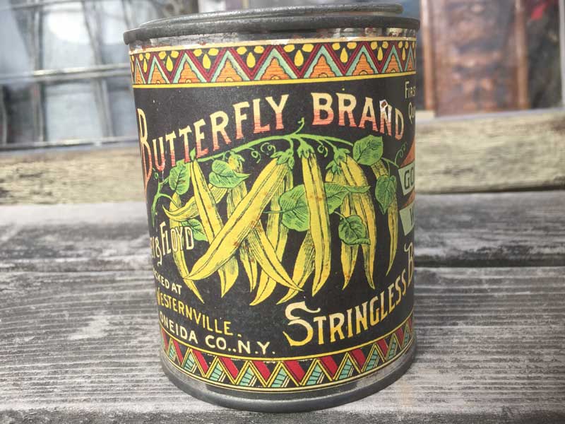 新品 Deadstock Retro Tin Can、アメリカン レトロなブリキ缶