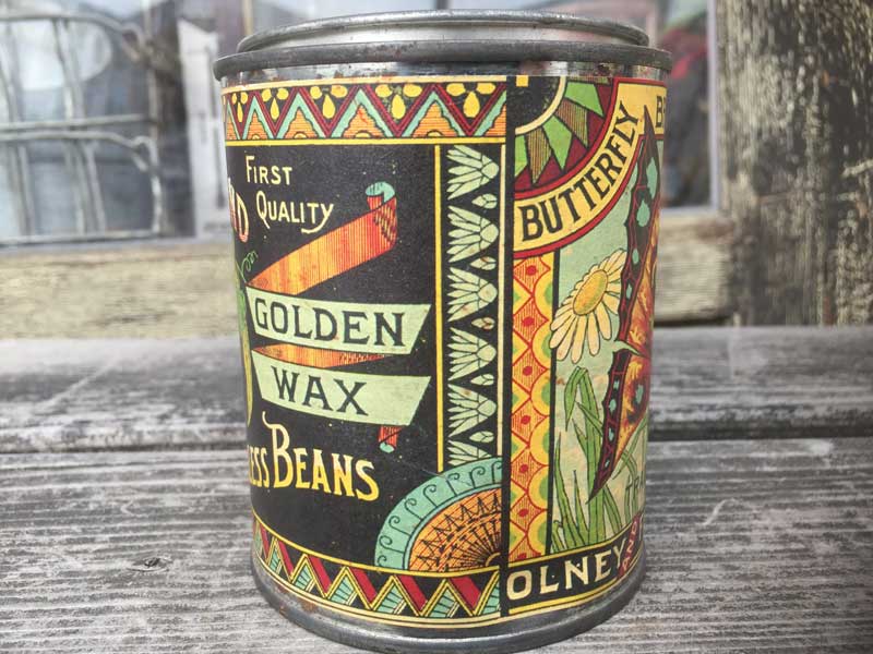 新品 Deadstock Retro Tin Can、アメリカン レトロなブリキ缶