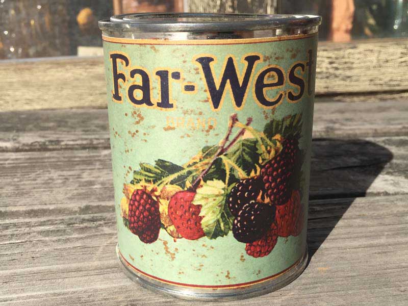 新品 Deadstock Retro Tin Can、アメリカン レトロなブリキ缶