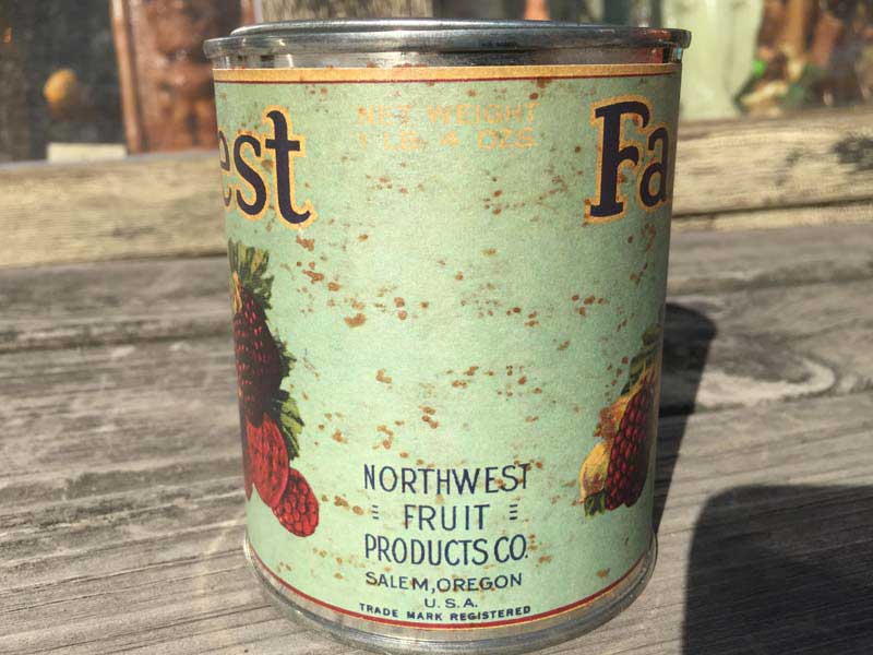 新品 Deadstock Retro Tin Can、アメリカン レトロなブリキ缶
