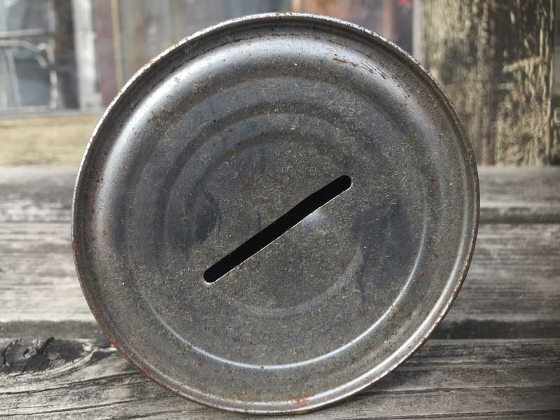 新品 Deadstock Retro Tin Can、アメリカン レトロなブリキ缶