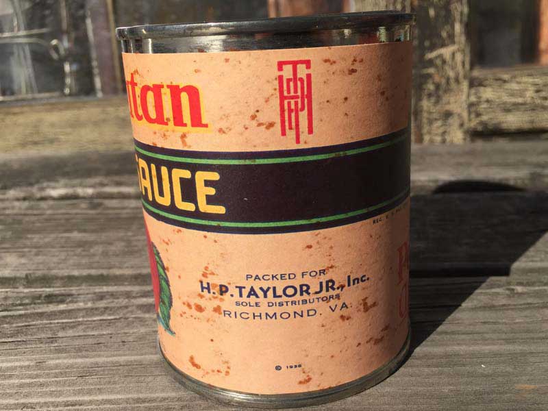新品 Deadstock Retro Tin Can、アメリカン レトロなブリキ缶