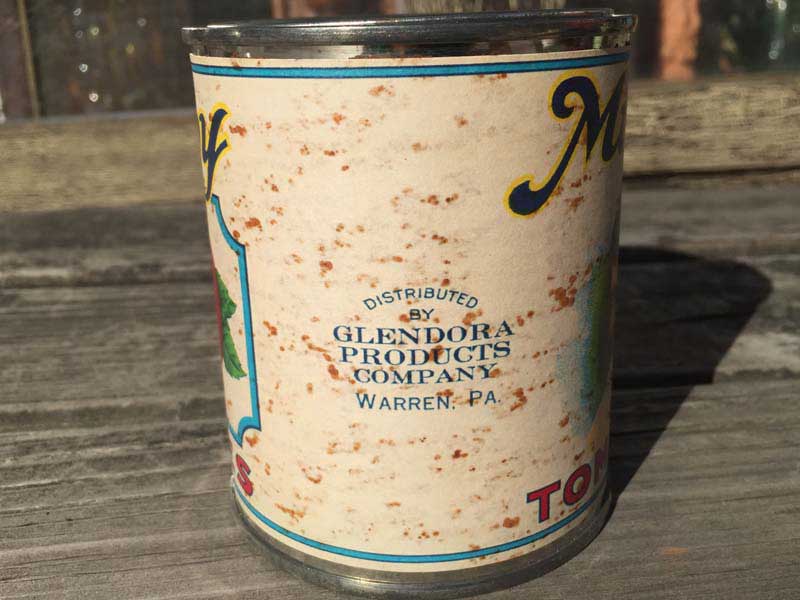 新品 Deadstock Retro Tin Can、アメリカン レトロなブリキ缶