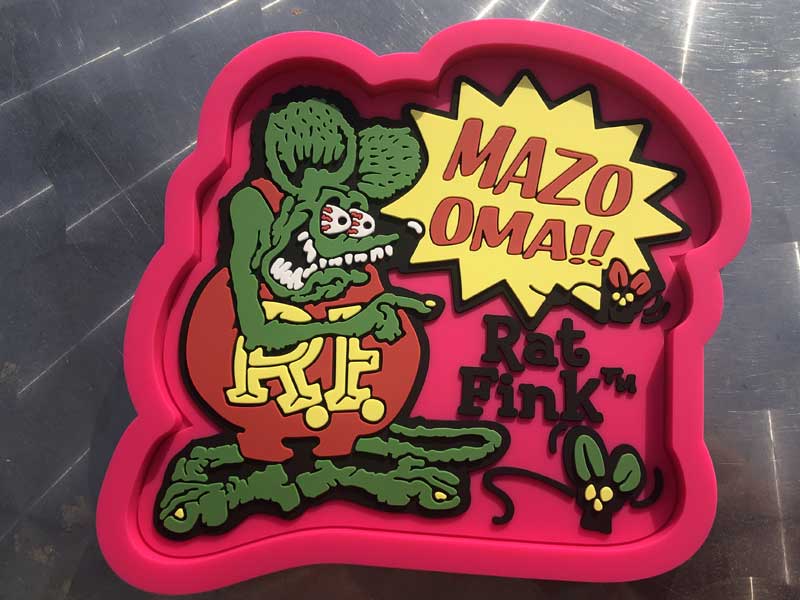 Rubber Tray、ラバー製 トレイ、Ran Fink、ラットフィンク、小物入れ、小銭入れ、ローリングトレイ