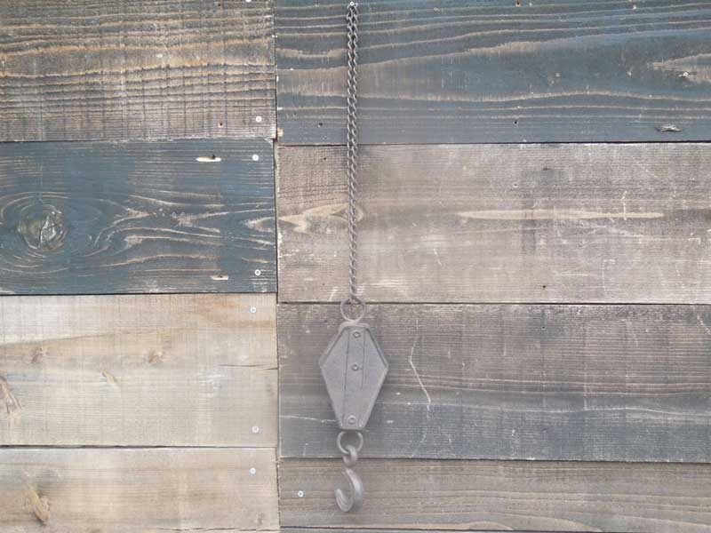 新品 Spice Antique加工のTools Iron Hook、ツールズアイアン フック、重量感のあるチェーン付きフック