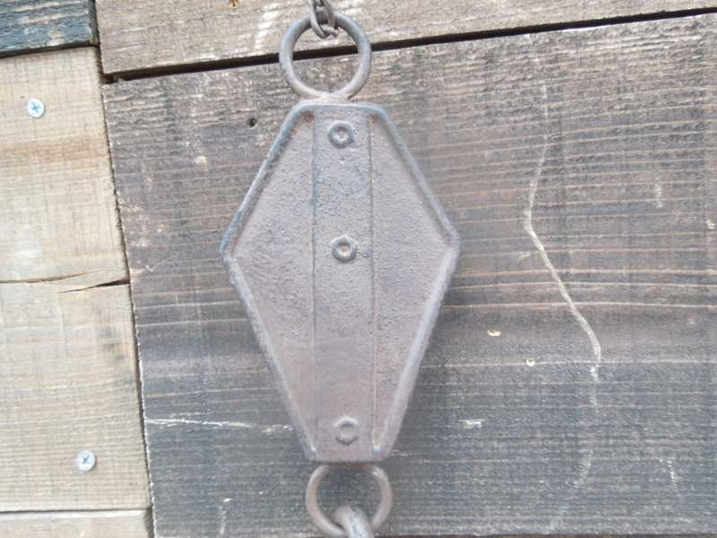 新品 Spice Antique加工のTools Iron Hook、ツールズアイアン フック、重量感のあるチェーン付きフック