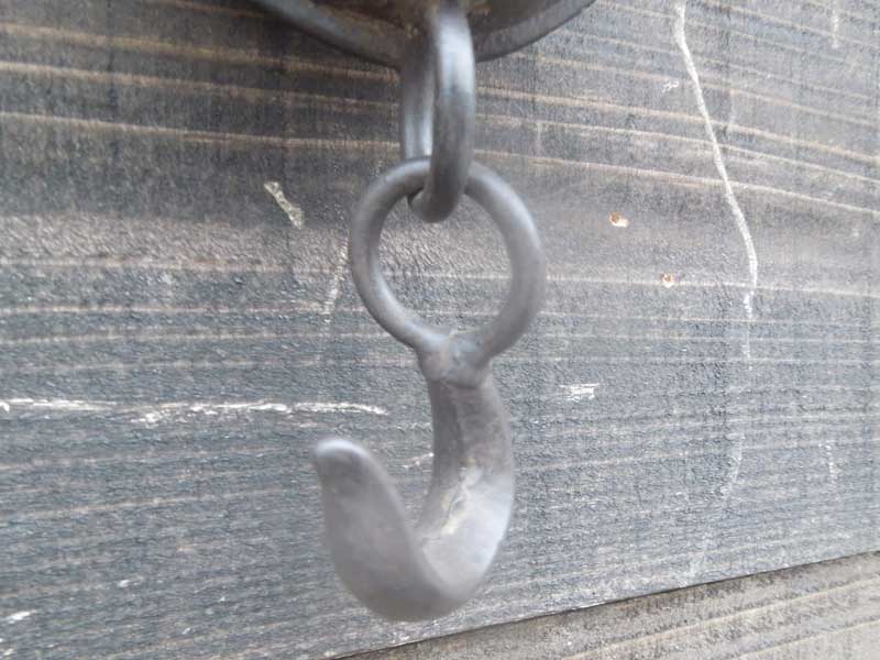 新品 Spice Antique加工のTools Iron Hook、ツールズアイアン フック、重量感のあるチェーン付きフック