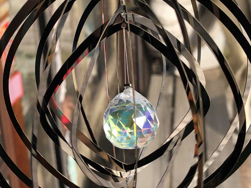 Wind Spinner 5 inch Round & Sun Catcher�ACosmo Spinner �A���o���ʔ��Q�Ȏ��R�̌b�ݎG��