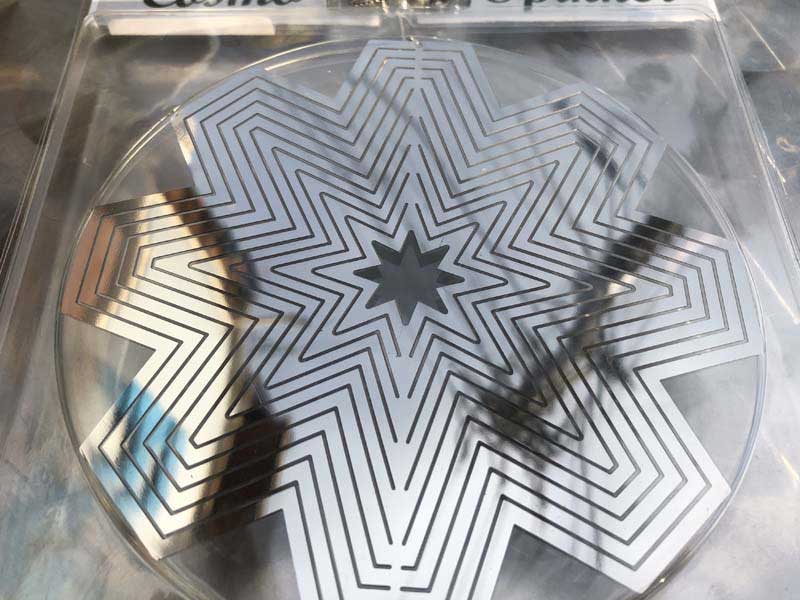 Wind Spinner 5 inch Snowflake�A���o���ʔ��Q�Ȏ��R�̌b�ݎG�݁@��̌����f�U�C���@�E�B���h�X�s�i�[