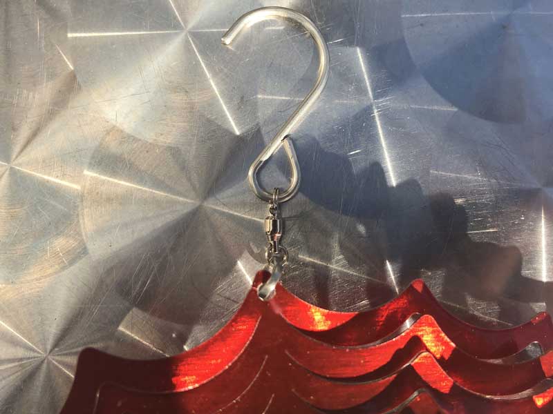 Wind Spinner 8 inch Hemp Leaf�A���o���ʔ��Q�Ȏ��R�̌b�ݎG�݁@�w���v�� �f�U�C���@�E�B���h�X�s�i�[