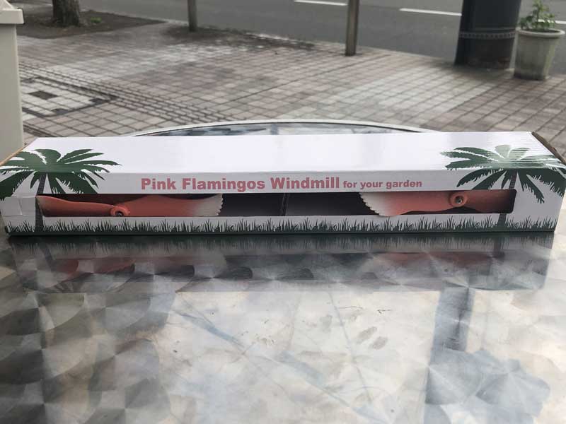 Pink Flamingos Windmill�A�s���N�t���~���S �E�C���h�~���A���ԁA2�̃Z�b�g�@���R�̌b�ݎG��