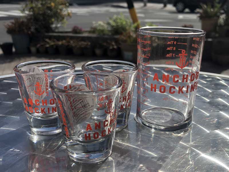 Anchor Hocking�A�A���J�[�z�b�L���O �V���b�g�O���X 30ml�A���W���[�����O �O���X 150ml