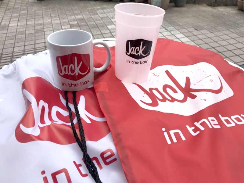 Jack in the box SNAP BAG、ジャックインザボックス 巾着仕様のスナップバッグ