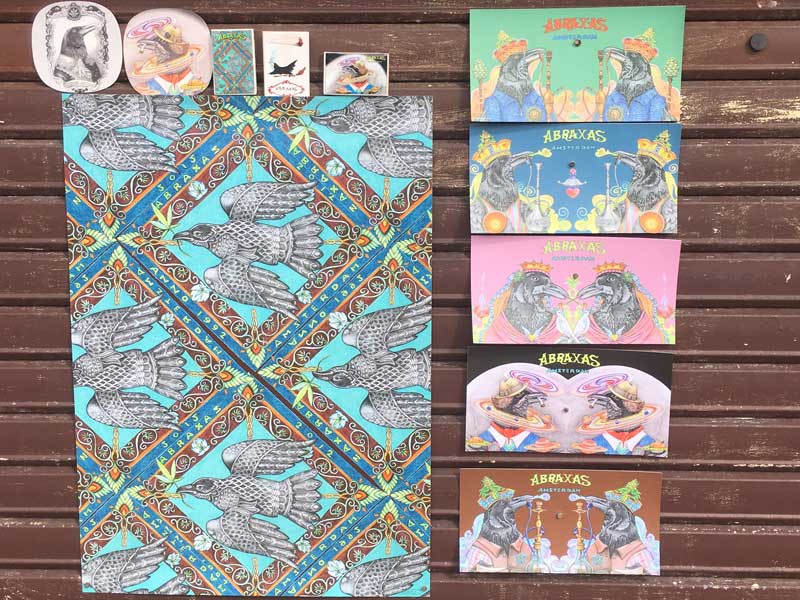 ABRAXAS COFFEESHOP/ �A���X�e���_���̃R�[�q�[�V���b�v �A�u���N�T�X�̃R�[�X�^�[6���Z�b�g