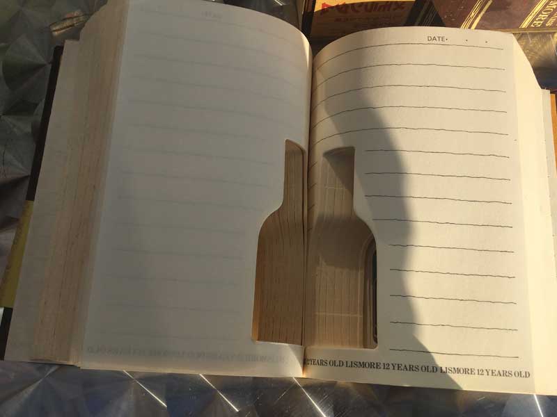 Vintage Deadstock �X�R�b�`�E�C�X�L�[ LISMORE�̃~�j�{�g�������܂����p��̌Ï����̃m�[�g�u�b�N