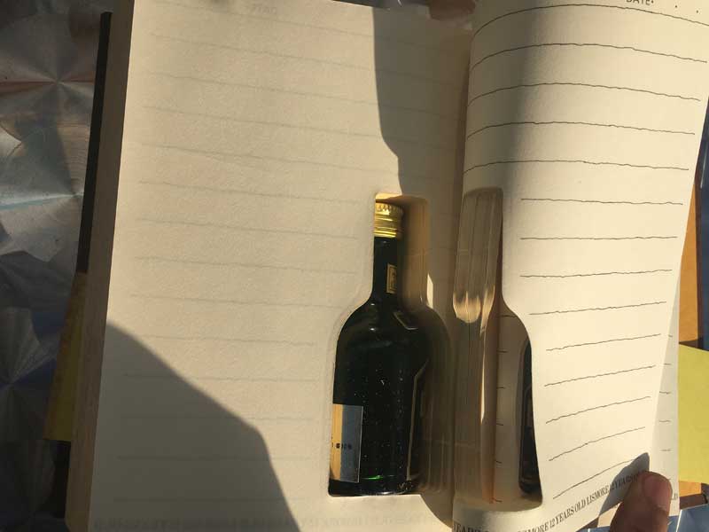 Vintage Deadstock �X�R�b�`�E�C�X�L�[ LISMORE�̃~�j�{�g�������܂����p��̌Ï����̃m�[�g�u�b�N