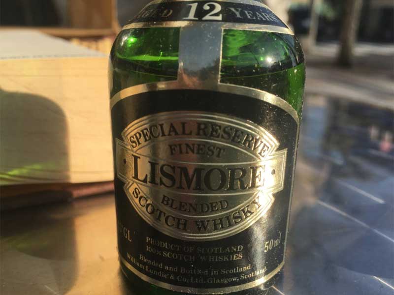 Vintage Deadstock �X�R�b�`�E�C�X�L�[ LISMORE�̃~�j�{�g�������܂����p��̌Ï����̃m�[�g�u�b�N