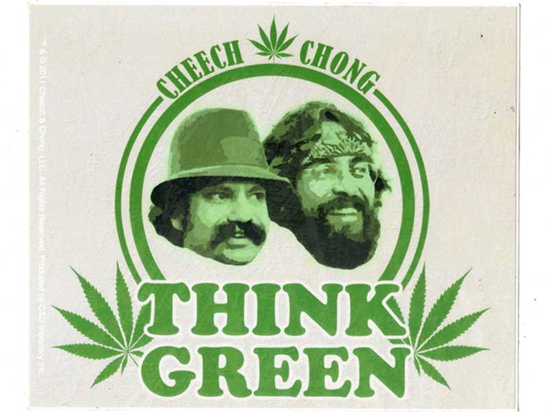 Cheech & Chong Goods/Think Green Sticker