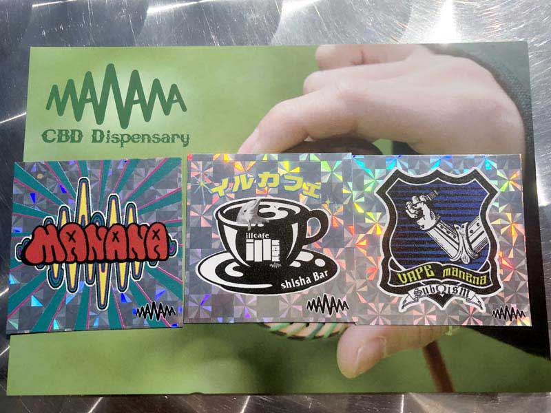 2021's manana Stickers �z���O���� �r�b�N���}���V�[�� �}�j���[�i�X�e�b�J�[ manana�Aillcafe�ASub��ism