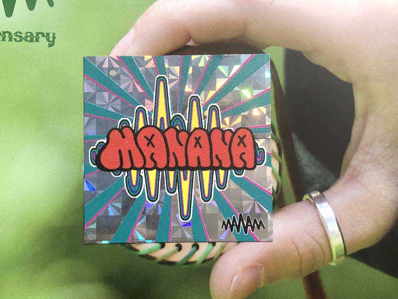 2021's manana Stickers �z���O���� �r�b�N���}���V�[�� �}�j���[�i�X�e�b�J�[ manana�Aillcafe�ASub��ism