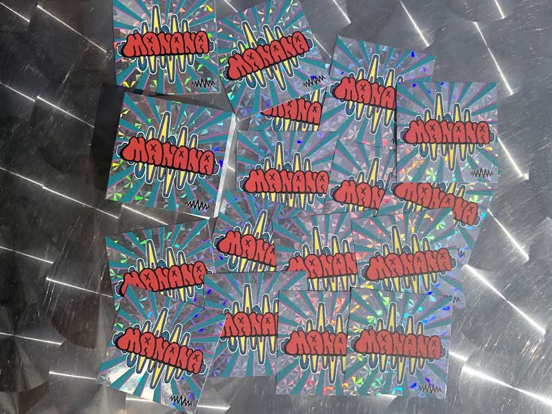 2021's manana Stickers �z���O���� �r�b�N���}���V�[�� �}�j���[�i�X�e�b�J�[ manana�Aillcafe�ASub��ism