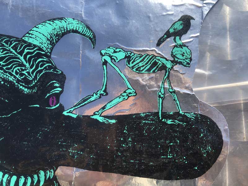 2023�@manana x MFP �V�� Blunts & DRUG ZONE �V���N�X�N���[���v�����g �����X�e�b�J�[